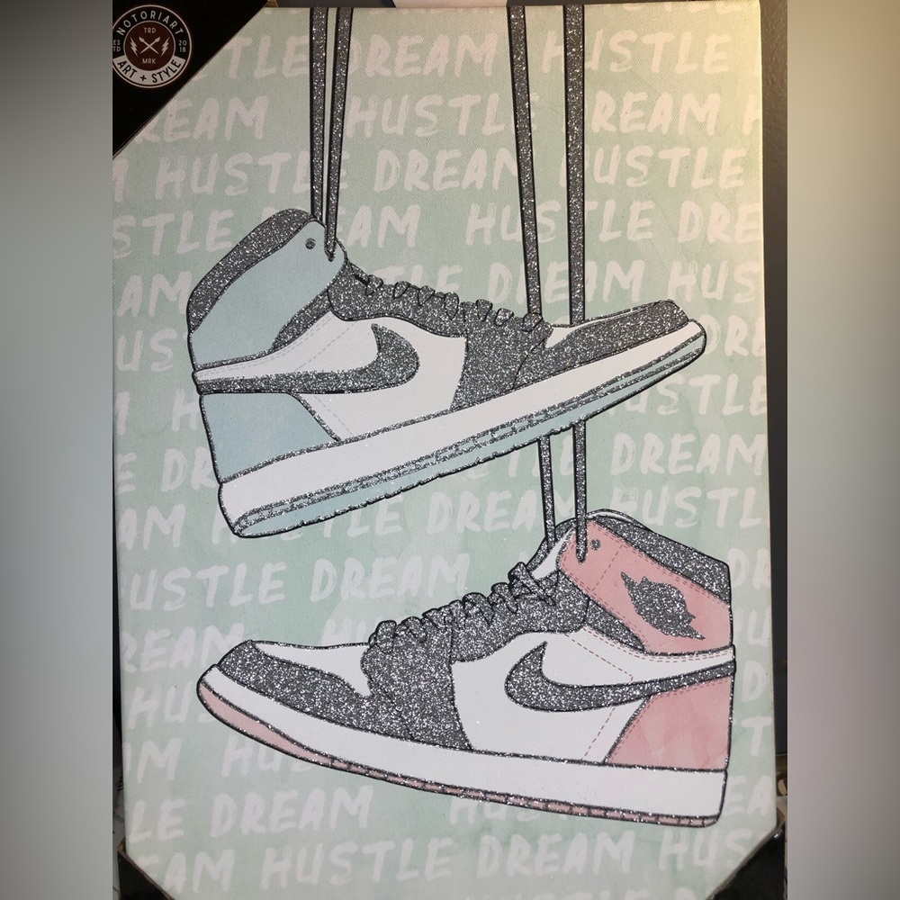 12x18 wall art Jordan shoes